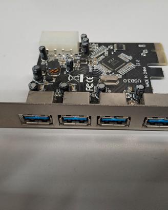 Controller pci-e / 4 porte USB 3.0 logilink pc0057