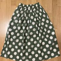 Gonna a pois con elastico in vita