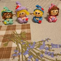 collane con bamboline fatte a mano