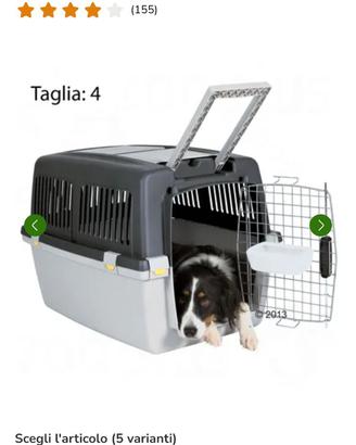 TRASPORTINO KENNEL TRIXIE PER CANI Media Taglia