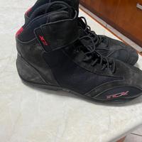 scarpe moto ZETA WP - BLACK/RED taglia 43