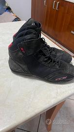 scarpe moto ZETA WP - BLACK/RED taglia 43