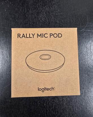 Logitech Rally mic pod, Grafite, Nero
