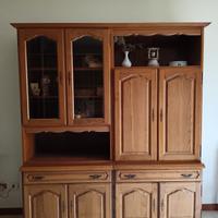 mobile soggiorno e mobile tv in rovere 