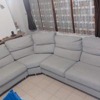 Divano ad angolo tondo 300 x 230 sfoderabile