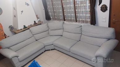 Divano ad angolo tondo 300 x 230 sfoderabile
