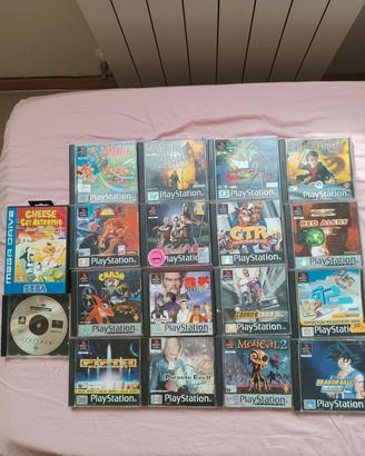 Giochi ps1 e Mega drive Sega lotto PlayStation ecc
