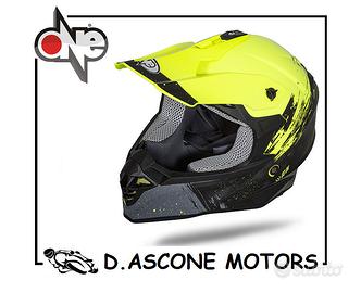 CASCO CROSS TIGER 2.0 GIALLO NERO