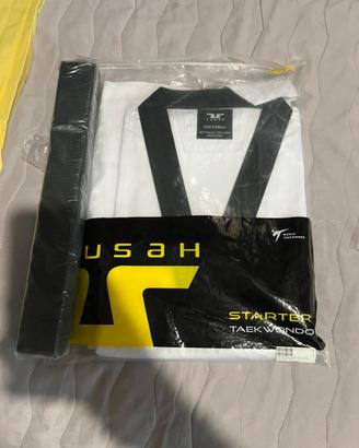 Dobok taekwondo Tusah cintura nera