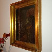 Quadro antico dipinto del 700 e cornice