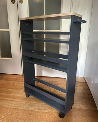 Carrello da cucina salvaspazio con ruote