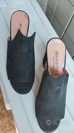 Sabot eleganti camoscio 