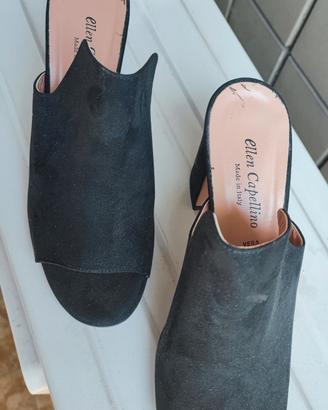 Sabot eleganti camoscio 