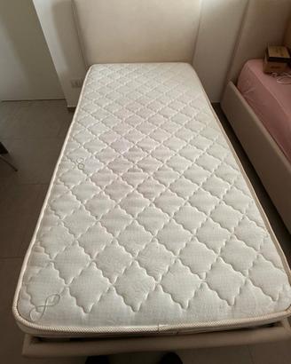 Letti singoli contenitore 100x200 materasso memory