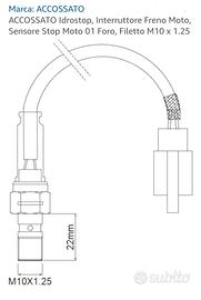 Sensore freno idrostop pompa radiale