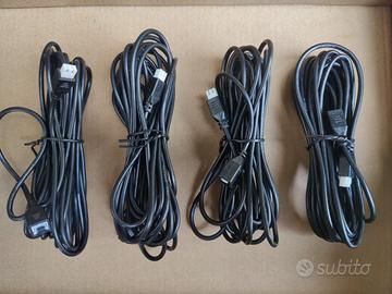 4 prolunghe da 4 metri cad per sensori parcheggio