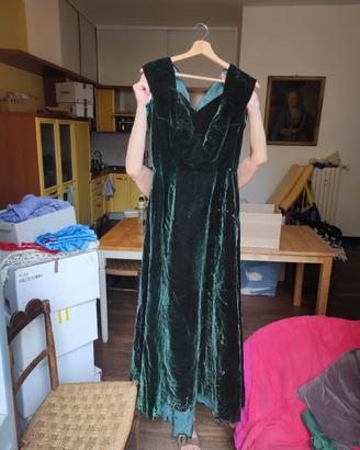 vestito vintage di velluto 