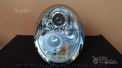 Coppia fari look MINI COOPER 01-06 cromo