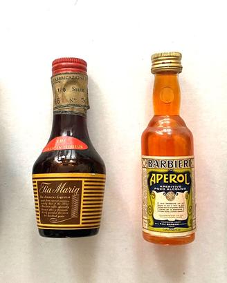 4 mignon Sandeman  Aperol  Tia Maria  Lacrima cris
