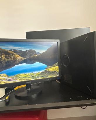 Postazione Pc Completa+Monitor Asus-Pronto all’uso