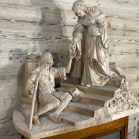 Scultura in legno valgardena