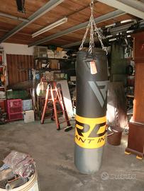 SACCO KICK BOXING BOX NUOVO 120CM 20KG+ GUANTONI