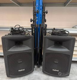 coppia casse amplificate Karma PL150AM