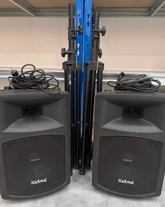 coppia casse amplificate Karma PL150AM