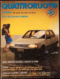 Rivista Quattroruote 365 03-1986 Fiat Panda 4X4-Pe