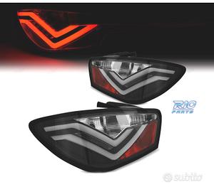 FANALI PER SEAT IBIZA 08-12 LIGHT BAR FONDO NERO 3