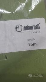 coppia Cavi audio XLR 15M – XLR maschio / femmina