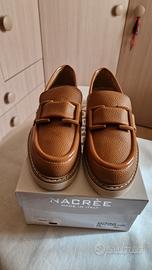 Mocassino in vera pelle cuoio N.36