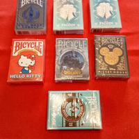 set 7 carte da poker bicycle