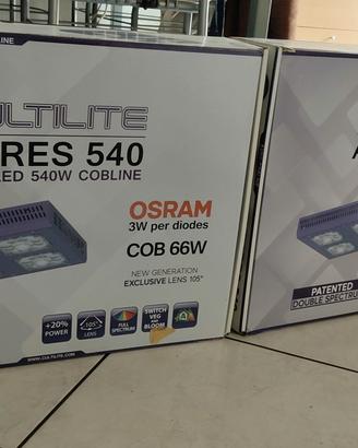 2x LED GROW LIGHT CULTILITE ANTARES 540W 