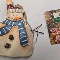 Addobbo per Albero di Natale - Pupazzo di Neve