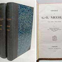 OPERE DI G.-B. NICCOLINI - 1ª ed. 1844