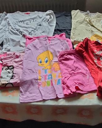Lotto vestiario bimba tg 8-10 anni 