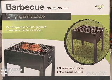 Barbecue a carbonella da campeggio