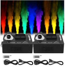 2 macchine del fumo verticali +Led
