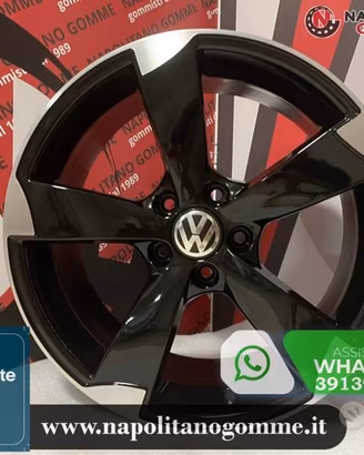 Cerchi Golf 5 6 7 8 tiguan t-roc 18 pollici neri