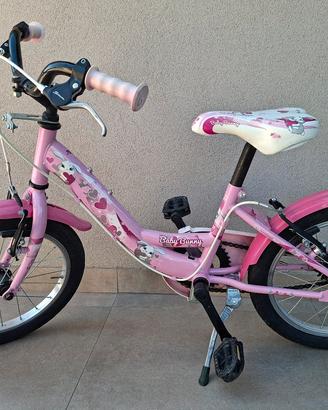 Bicicletta bambina 16 pollici con rotelle