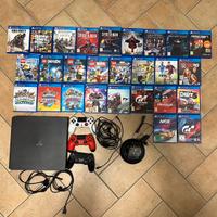 PS4 PRO CON VARI ACCESSORI E VIDEOGIOCHI
