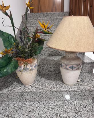 Lampada più vaso