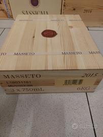 Masseto 2015 cassa da 3 bottiglie