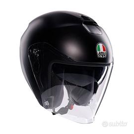 TRIMBOLIMOTO CASCO JET AGV IRIDES MONO MATT BLACK