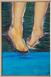 Quadro che ritrae due piedi