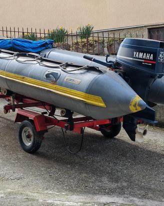 Gommone Zodiac motore Yamaha e carrello Ellebi