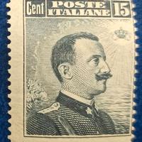 REGNO 1911 Michetti "nero", calcografica III TIPO