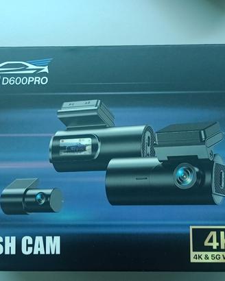 Dashcam D600pro 4K inclusa microsd 64gb
