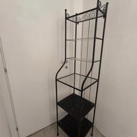 scaffale ferro battuto